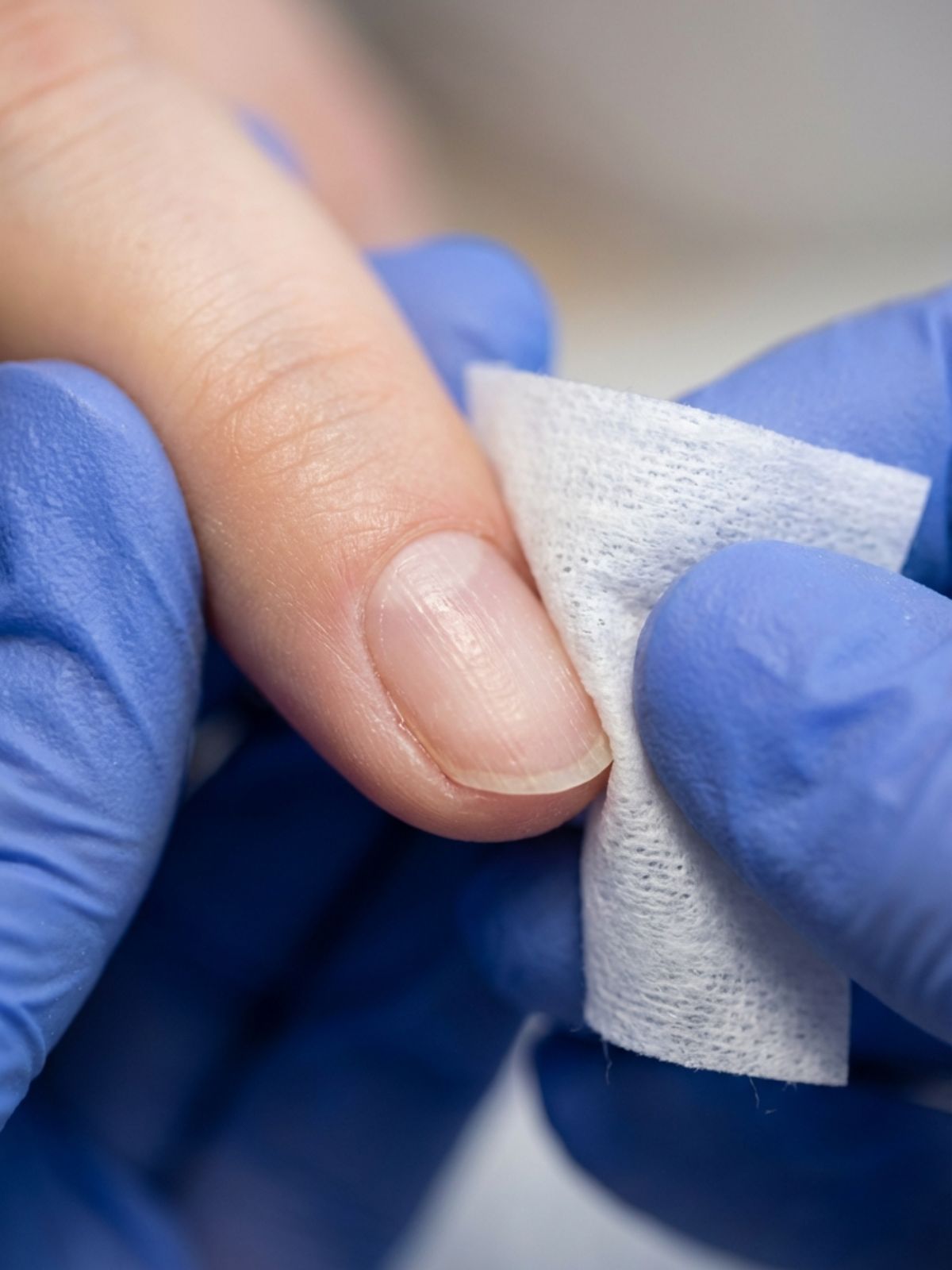 Common Mistakes When Using Press-On Nails - Dehydrating the nail plate with alcohol is the secret to preventing premature lifting.