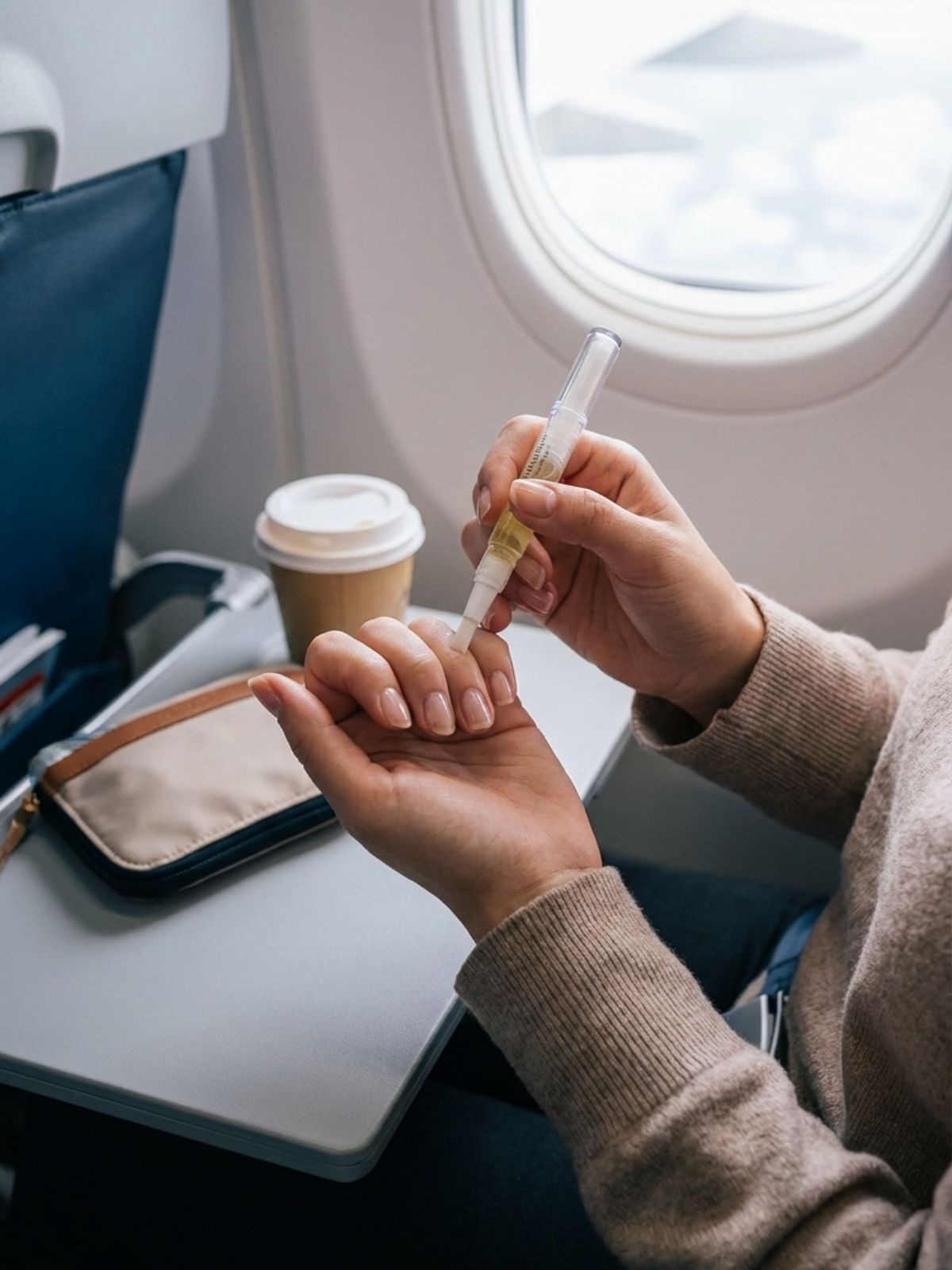 cuticle care travel essentials Minimal Nails for Business Trips - Keep a cuticle oil pen in your carry-on to maintain that salon-fresh look while flying.