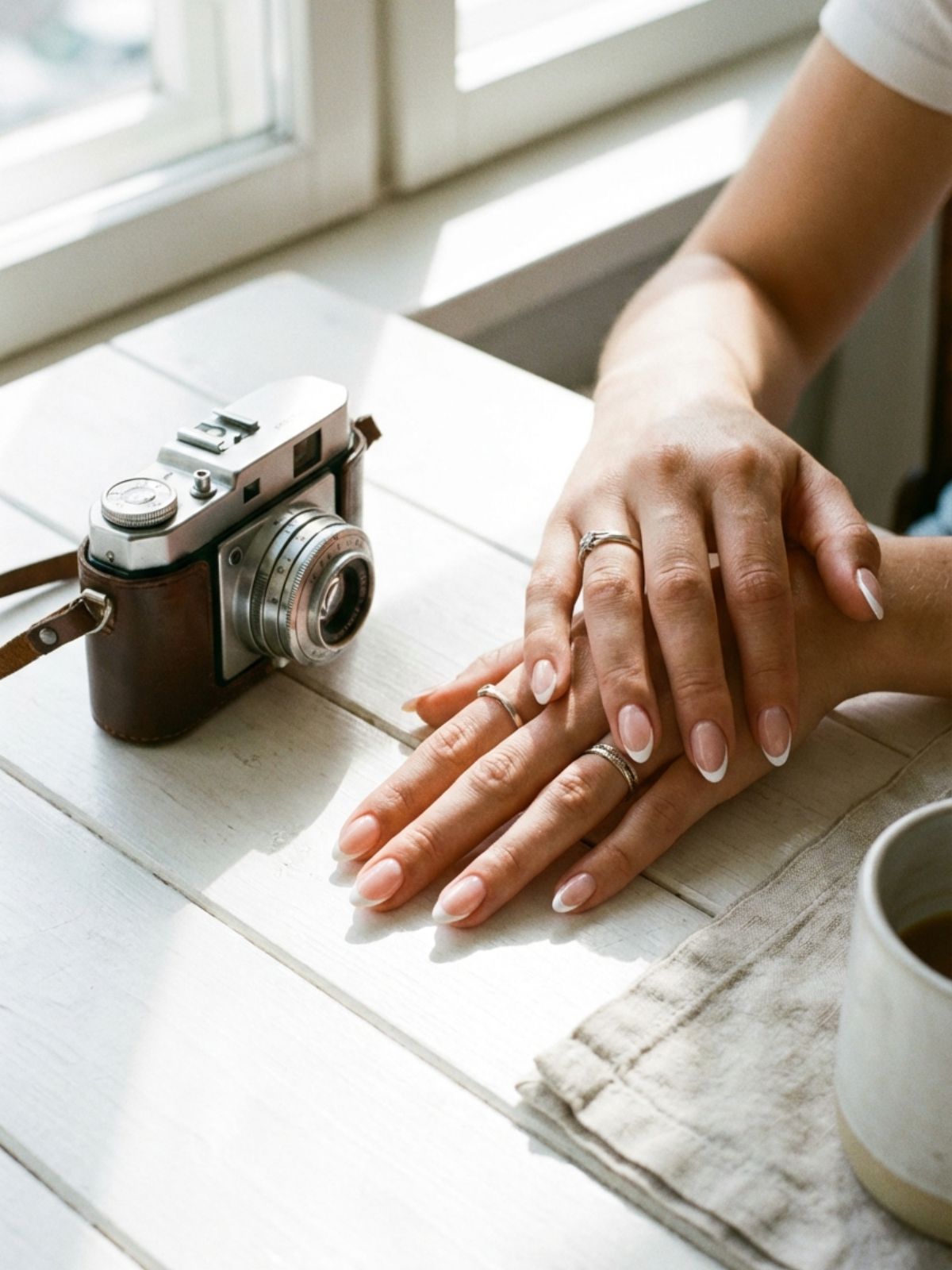 micro french tip press ons Press-On Nails for Travel and Vacation - A micro-French tip adds a touch of Parisian elegance to your vacation look.