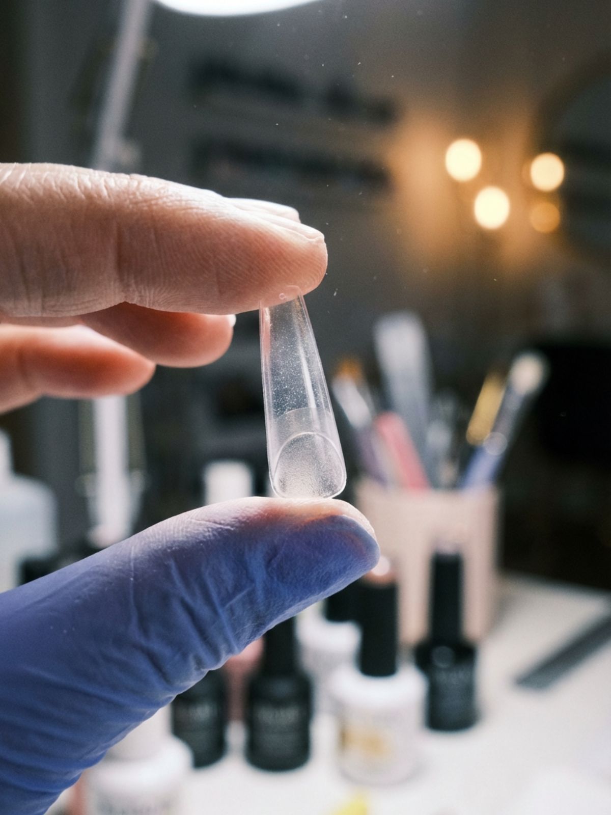 Press-On Nails vs Acrylic Nails - Soft gel extensions allow light to pass through, creating the coveted 'jelly' or 'milky' nail effect.